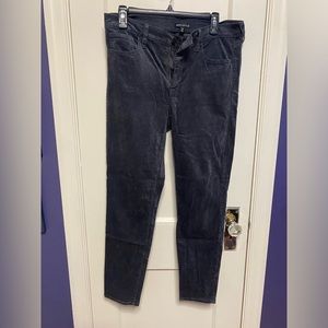 J Crew Mercantile size 29 velvet feel pants, straight leg, grey